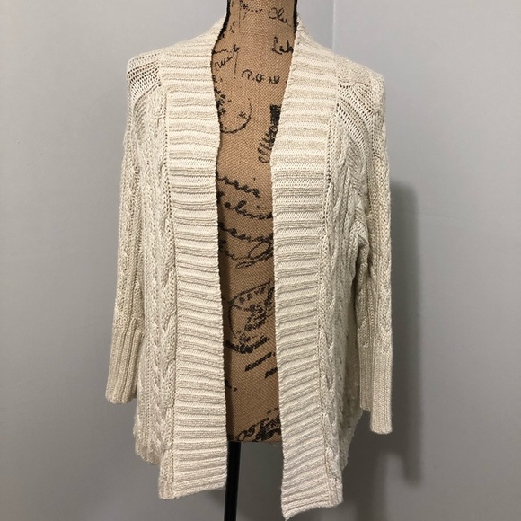 SOLD{Chico’s} Shimmer Knit Cardigan Sweater - Picture 3 of 8